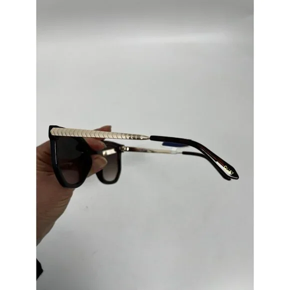 New Quay Australia Coffee Run Mini Sunglasses Polarized Tort Brown - Picture 5 of 10